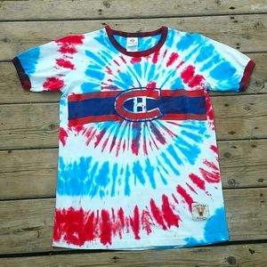 Vintage Hockey Montréal Canadians Tie Dye Shirt